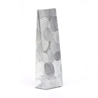 Пакет бумажный, фасовочный, четырехслойный "Круги-серебро"" 7 х 4 х 21 см - Фото 3