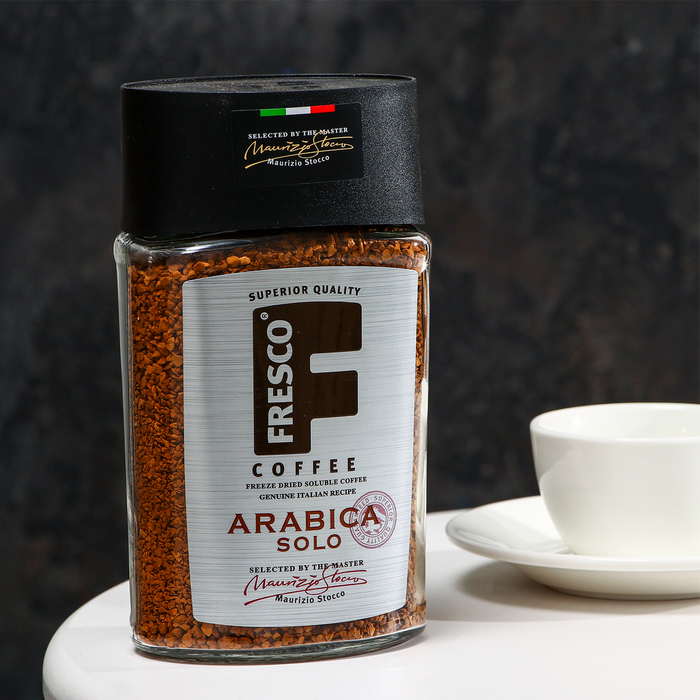 Кофе FRESCO Arabica Solo, растворимый, сублимированный, 190 г