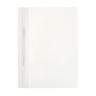 Папка-скоросшиватель Calligrata, А4, 180 мкм, белая, прозрачный верх - Фото 2