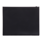 Папка-конверт на zip-молнии А4, 150 мкм, Calligrata, непрозрачная, черная - Фото 3