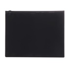 Папка-конверт на zip-молнии А4, 150 мкм, Calligrata, непрозрачная, черная - Фото 5