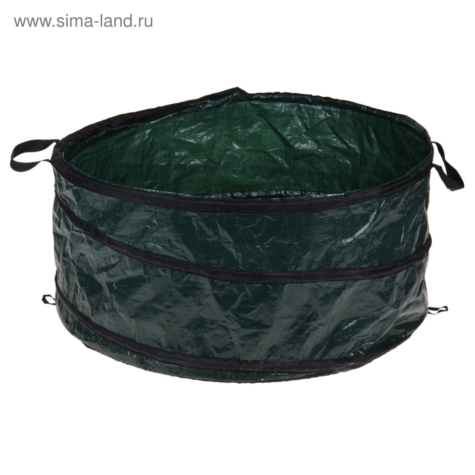 Контейнер садовый, складной, 80 л, 60 × 30 см, с ручками, полиэфирная ...