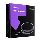 Блинница электрическая Kitfort КТ-1678, 1200 Вт, d=30 см, чёрно-серебристая - фото 25390320