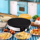 Блинница электрическая Kitfort КТ-1678, 1200 Вт, d=30 см, чёрно-серебристая - фото 24485574