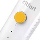 Паровая швабра Kitfort KT-1048-1, 1300 Вт, 360 мл, шнур 4.9 м, бело-жёлтая - фото 9668191