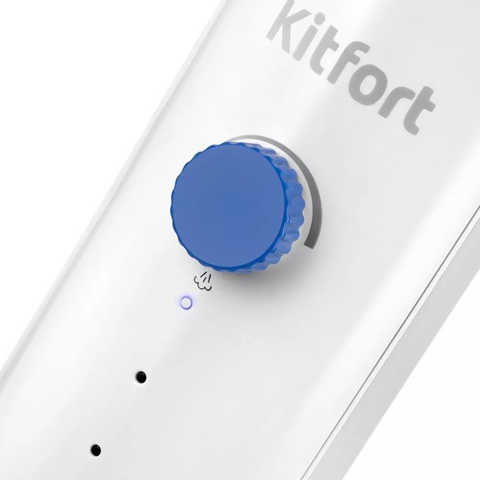 Паровая швабра Kitfort KT-1048-3, 1300 Вт, 360 мл, шнур 4.9 м, бело-синяя