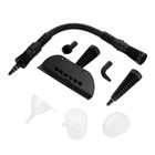 Пароочиститель Kitfort KT-9181, 1050 Вт, 0,35 л, 30 г/мин, нагрев 3 мин, бело-фиолетовый - фото 51553943