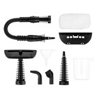 Пароочиститель Kitfort KT-9193-1, 1050 Вт, 0,35 л, 30 г/мин, нагрев 3 мин, чёрно-красный - фото 51553949