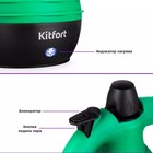 Пароочиститель Kitfort KT-9193-2, 1050 Вт, 0,35 л, 30 г/мин, нагрев 3 мин, чёрно-зелёный - Фото 2
