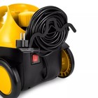 Пароочиститель Kitfort КТ-9141-1, 2000 Вт, 1.5 л, нагрев 8 мин, чёрно-желтый - фото 9668404