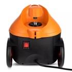 Пароочиститель Kitfort КТ-9141-2, 2000 Вт, 1.5 л, нагрев 8 мин, чёрно-оранжевый - фото 9668411