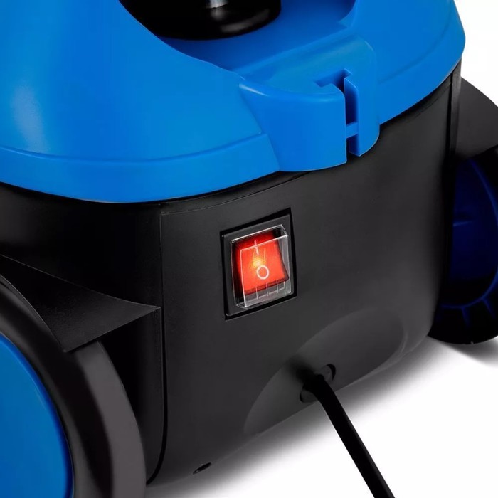 Пароочиститель Kitfort КТ-9141-3, 2200 Вт, 1.5 л, нагрев 8 мин, чёрно-синий