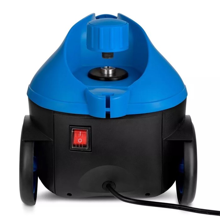 Пароочиститель Kitfort КТ-9141-3, 2200 Вт, 1.5 л, нагрев 8 мин, чёрно-синий
