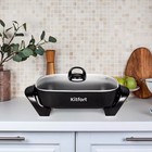 Сковорода электрическая Kitfort KT-2068, 2200 Вт, 7 л, чёрная 10422766 - фото 16423475