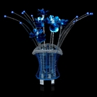 Аромалампа ваза "Цветы" h=38 см МИКС ( подсветка LED 3*RGB) - Фото 1
