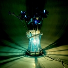 Аромалампа ваза "Цветы" h=38 см МИКС ( подсветка LED 3*RGB) - Фото 3