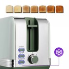 Тостер Kitfort КТ-6070, 930 Вт, 7 режимов прожарки, 2 тоста, зелёный - фото 9796106