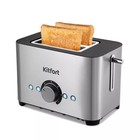 Тостер Kitfort КТ-6210, 850 Вт, 7 режимов прожарки, 2 тоста, металлик - фото 321561131