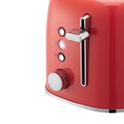 Тостер Kitfort КТ-6218-1, 870 Вт, 6 режимов прожарки, 2 тоста, красный - фото 9771676