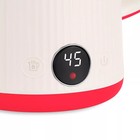 Чайник электрический Kitfort КТ-6197-1, пластик, колба металл, 1.5 л, 1500 Вт, бело-красный - Фото 2