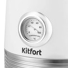 Чайник электрический Kitfort КТ-6603, металл, 1.7 л, 2200 Вт, чёрно-белый - Фото 2