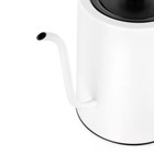 Чайник электрический Kitfort КТ-6642, для варки кофе, пластик, 0.8 л, 1600 Вт, чёрно-белый - Фото 2