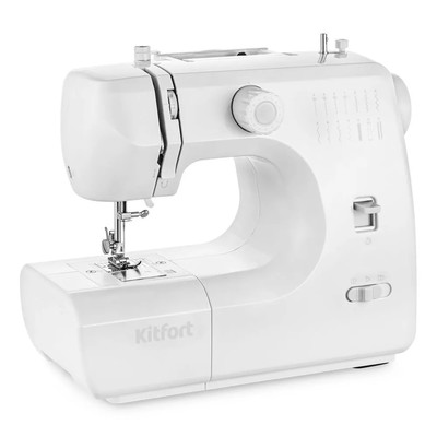 Швейная машина Kitfort КТ-6046, 24 Вт, 14 операций, полуавтомат, белая