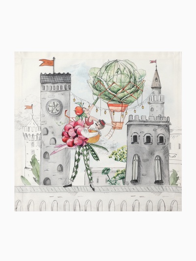 Набор салфеток «Этель» Circus show, 40×40 см - 4 шт., 100% хлопок, 190 г/м²