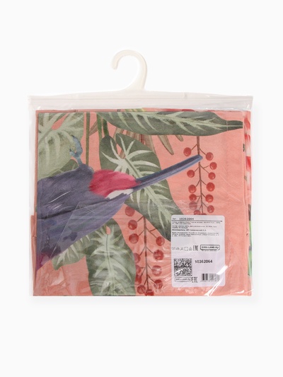 Набор салфеток «Этель» Tropical animals, 40×40 см - 4 шт., 100% хлопок, 190 г/м²