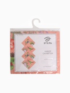 Набор салфеток Этель Tropical animals  40х40см-4 шт., 100% хл., 190 г/м2 - фото 809489255