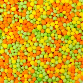 Кондитерская посыпка "Воздушные шарики"^ зеленая, жёлтая, оранжевая, 20 г