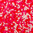 Кондитерская посыпка "Воздушные шарики", красные, белые, розовые, 50 г - фото 321561737