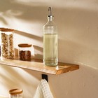 Бутылка для соусов и масла SL Home «Велюте», 750 мл, 29×7.5 см, стекло, прозрачная - Фото 3