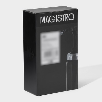 Диспенсер для масла Magistro «Мист», 200 мл, 5.5×17.5 см, с мерной шкалой, стекло, прозрачный