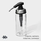Диспенсер для масла Magistro «Мист», 200 мл, 5.5×17.5 см, с мерной шкалой, стекло, прозрачный - Фото 2