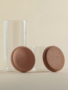 Банки для сыпучих SL Home «Алькорноке», 2 банки 280 ми, 2 банки 650 мл, с пробковой крышкой, на подставке, стекло, прозрачные - Фото 4