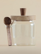 Банка для сыпучих SL Home «Южная акация», 400 мл, 10.5×9×13 см, с ложкой, стекло, прозрачная - Фото 1