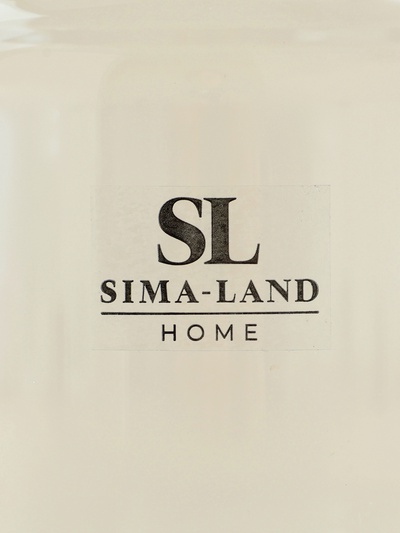 Банка для сыпучих SL Home «Южная акация», 400 мл, 10.5×9×13 см, с ложкой, стекло, прозрачная