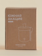 Банка для сыпучих SL Home «Южная акация», 400 мл, 10.5×9×13 см, с ложкой, стекло, прозрачная - Фото 5