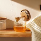 Баночка для мёда SL Home «Южная акация», 450 мл, 9×13.5 см, с крышкой и ложкой, стекло, прозрачная - Фото 11