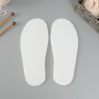 Подошва для вязания обуви "Эва" размер "36", толщина 4 (±0,5) мм,  белый - Фото 2