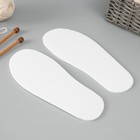 Подошва для вязания обуви "Эва" размер "37", толщина 4 (±0,5) мм,  белый - фото 24022096