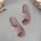 Подошва для вязания обуви "Эва" размер "38", толщина 4 (±0,5) мм,  белый - фото 24390997