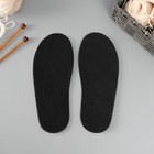 Подошва для вязания обуви "Эва" размер "36", толщина 4 (±0,5) мм,  черный - фото 321561852