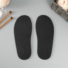 Подошва для вязания обуви "Эва" размер "36", толщина 4 (±0,5) мм,  черный - фото 9744673