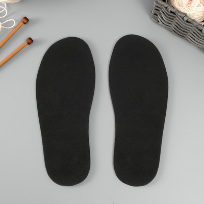 Подошва для вязания обуви "Эва" размер "41", толщина 4 (±0,5) мм,  черный