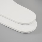 Подошва для вязания обуви "Эва" размер "37", толщина 7 (±0,5) мм, белый - Фото 4