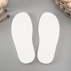 Подошва для вязания обуви "Эва" размер "41", толщина 7 (±0,5) мм, белый - Фото 1