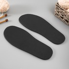 Подошва для вязания обуви "Эва" размер "41", толщина 7 (±0,5) мм, чёрный - фото 9887143