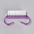 Щётки для маникюра/педикюра, набор 10 шт, фиолетовые - фото 30915394